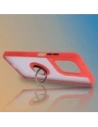 Kup Bizon Case Hybrid Ring Motorola Moto G75 5G rauchig mit einem roten Rahmen - BIZ8323 - {ean13} - Sklep Home Screen