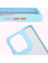Kup Bizon Case Hybrid Ring Motorola Moto G75 5G fumuriu cu un cadru bleu deschis - BIZ8325 - {ean13} - Sklep Home Screen