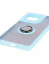 Kup Bizon Case Hybrid Ring Motorola Moto G75 5G fumuriu cu un cadru bleu deschis - BIZ8325 - {ean13} - Sklep Home Screen