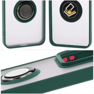 Kup Bizon Case Hybrid Ring Xiaomi 15 rauchig mit einem dunkelgrünen Rahmen - BIZ8326 - {ean13} - Sklep Home Screen