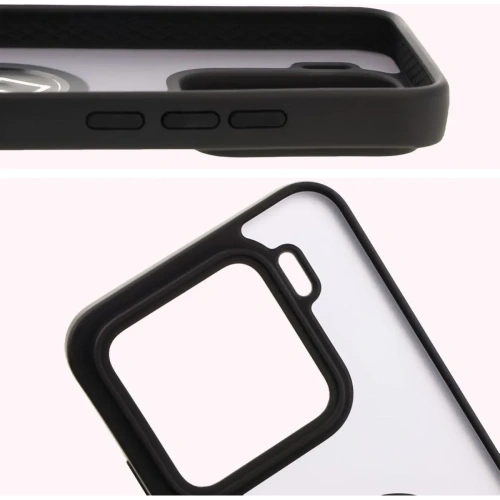 Kup Bizon Case Hybrid Ring Xiaomi 15 fumuriu cu un cadru negru - BIZ8327 - {ean13} - Sklep Home Screen