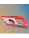 Kup Etui z uchwytem na palec Bizon Case Hybrid Ring do Xiaomi 15 przydymione z czerwoną ramką - BIZ8328 - {ean13} - Sklep Home Screen