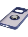 Buy Bizon Case Hybrid Ring Xiaomi 15 smoky with a dark blue frame - BIZ8329 - {ean13} - Home Screen Store Europe