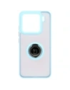 Bizon Case Hybrid Ring Xiaomi 15 füstös világoskék kerettel