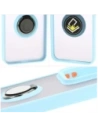 Kup Bizon Case Hybrid Ring Xiaomi 15 rauchig mit einem hellblauen Rahmen - BIZ8330 - {ean13} - Sklep Home Screen