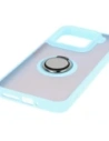 Kup Bizon Case Hybrid Ring Xiaomi 15 rauchig mit einem hellblauen Rahmen - BIZ8330 - {ean13} - Sklep Home Screen