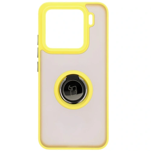 Kup Bizon Case Hybrid Ring Xiaomi 15 füstös sárga kerettel - BIZ8331 - {ean13} - Sklep Home Screen