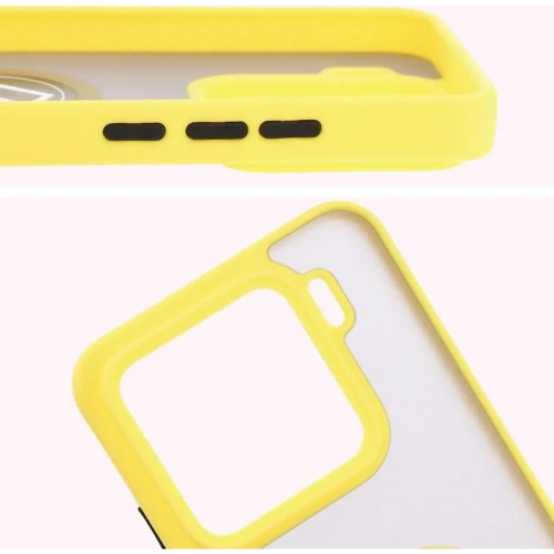 Kup Bizon Case Hybrid Ring Xiaomi 15 füstös sárga kerettel - BIZ8331 - {ean13} - Sklep Home Screen