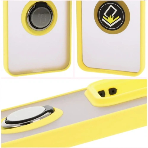 Kup Bizon Case Hybrid Ring Xiaomi 15 füstös sárga kerettel - BIZ8331 - {ean13} - Sklep Home Screen