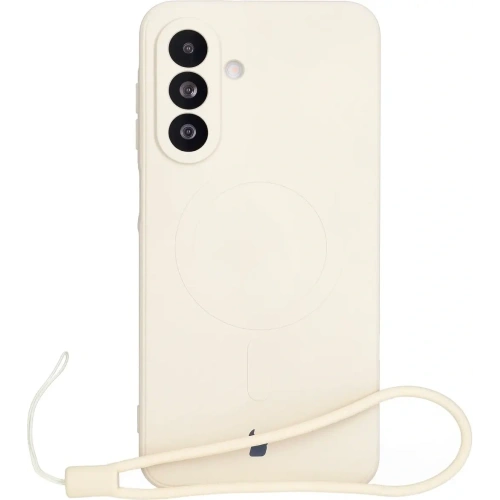 Kup Silikonový obal s magnetickým kroužkem Bizon Case Silicone Magnetic Sq pro Samsung Galaxy A26 5G béžový - BIZ8332 - {ean13} - Sklep Home Screen