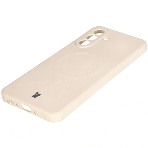 Kup Bizon Case Silicone Magnetic Sq Samsung Galaxy A26 5G beige - BIZ8332 - {ean13} - Sklep Home Screen