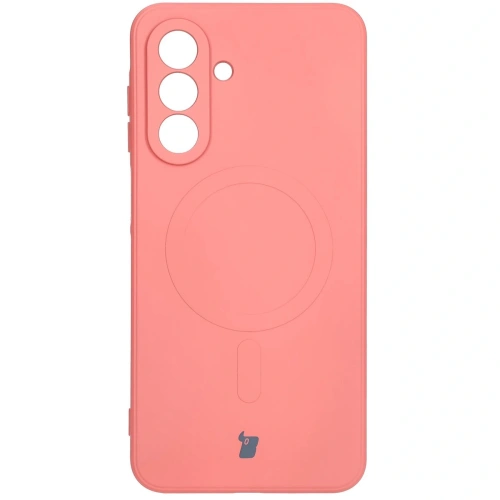 Kup Silikonowe etui z pierścieniem magnetycznym Bizon Case Silicone Magnetic Sq do Samsung Galaxy A26 5G brudnoróżowe - BIZ8333 - {ean13} - Sklep Home Screen