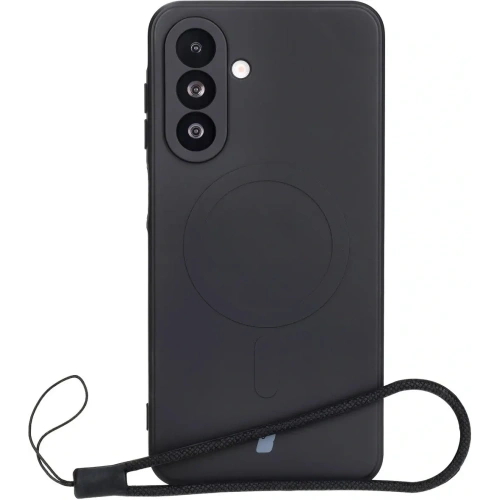 Kup Silikonový obal s magnetickým kroužkem Bizon Case Silicone Magnetic Sq pro Samsung Galaxy A26 5G černý - BIZ8335 - {ean13} - Sklep Home Screen