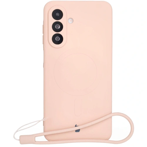 Kup Silikonowe etui z pierścieniem magnetycznym Bizon Case Silicone Magnetic Sq do Samsung Galaxy A26 5G jasnoróżowe - BIZ8338 - {ean13} - Sklep Home Screen