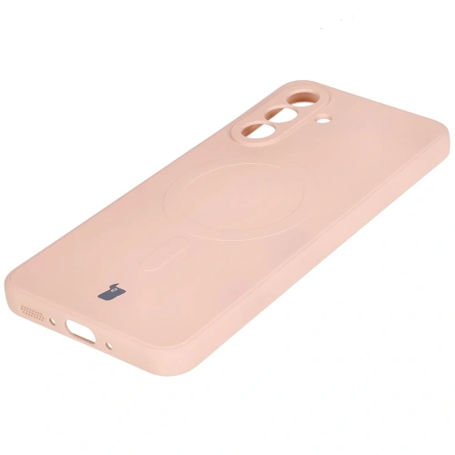 Kup Silikonowe etui z pierścieniem magnetycznym Bizon Case Silicone Magnetic Sq do Samsung Galaxy A26 5G jasnoróżowe - BIZ8338 - {ean13} - Sklep Home Screen