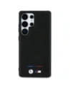 Kup BMW Piele Tricolor Stripe MagSafe Samsung Galaxy S25 Ultra negru - BMW808 - {ean13} - Sklep Home Screen