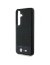 Kup BMW Piele Tricolor Stripe MagSafe Samsung Galaxy S25+ Plus negru - BMW809 - {ean13} - Sklep Home Screen