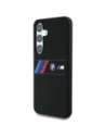 Kup BMW Silikon Mittlere Trikolore Streifen MagSafe Samsung Galaxy S25 schwarz - BMW810 - {ean13} - Sklep Home Screen