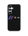 Kup BMW Silikon Mittlere Trikolore Streifen MagSafe Samsung Galaxy S25 schwarz - BMW810 - {ean13} - Sklep Home Screen