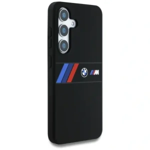 Kup BMW Benzi Tricolore din Silicon Medii MagSafe Samsung Galaxy S25 negru - BMW810 - {ean13} - Sklep Home Screen