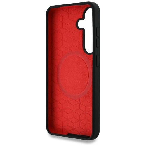 Buy BMW Silicone Middle Tricolor Stripes MagSafe Samsung Galaxy S25 black - BMW810 - {ean13} - Home Screen Store Europe