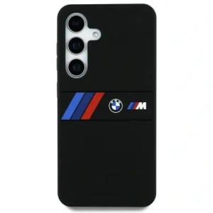 Kup Etui BMW Silicone Middle Tricolor Stripes MagSafe do Samsung Galaxy S25 Ultra czarny - BMW811 - {ean13} - Sklep Home Screen