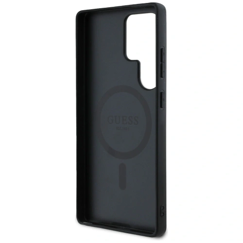 Kup Guess 4G Round Patch Logo Clasic MagSafe Samsung Galaxy S25 Ultra roz - GUE4293 - {ean13} - Sklep Home Screen