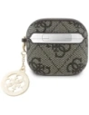 Etui Guess 4G Strass Charm do Apple AirPods 4 brązowy