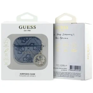Guess 4G Strass Charm Apple AirPods 4 blue