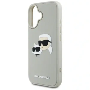 Kup Etui Karl Lagerfeld HC 3D Rubber Double Heads do Apple iPhone 16 béžové - KLD21889 - {ean13} - Sklep Home Screen