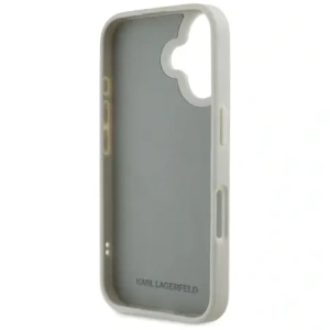 Buy Karl Lagerfeld HC 3D Rubber Double Heads Apple iPhone 16 beige - KLD21889 - {ean13} - Home Screen Store Europe