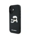 Kup Karl Lagerfeld HC 3D Gumi Dupla Fejek Apple iPhone 16 fekete - KLD21890 - {ean13} - Sklep Home Screen