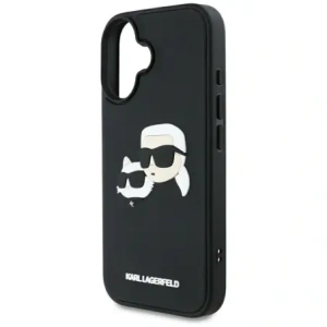 Kup Etui Karl Lagerfeld HC 3D Rubber Double Heads do Apple iPhone 16 černé - KLD21890 - {ean13} - Sklep Home Screen