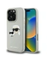 Karl Lagerfeld HC 3D Rubber Double Heads Apple iPhone 16 Pro bej