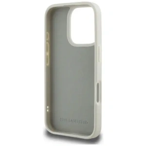 Kup Etui Karl Lagerfeld HC 3D Rubber Double Heads do Apple iPhone 16 Pro beżowy - KLD21891 - {ean13} - Sklep Home Screen