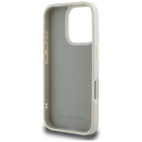 Kup Karl Lagerfeld HC 3D Rubber Double Heads Apple iPhone 16 Pro bej - KLD21891 - {ean13} - Sklep Home Screen