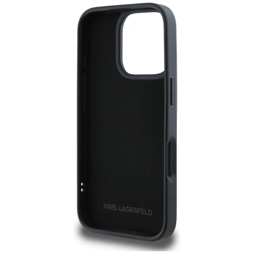 Kup Karl Lagerfeld HC 3D Gumi Dupla Fej Apple iPhone 16 Pro fekete - KLD21892 - {ean13} - Sklep Home Screen
