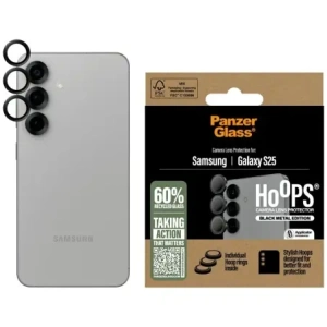 Buy PanzerGlass Hoops Lens Protector Samsung Galaxy S25 black - PZG801 - {ean13} - Home Screen Store Europe