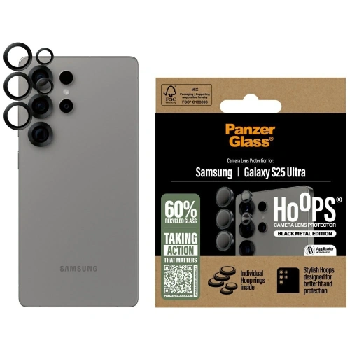 Kup PanzerGlass Hoops Lencsvédő Samsung Galaxy S25 Ultra fekete - PZG803 - {ean13} - Sklep Home Screen