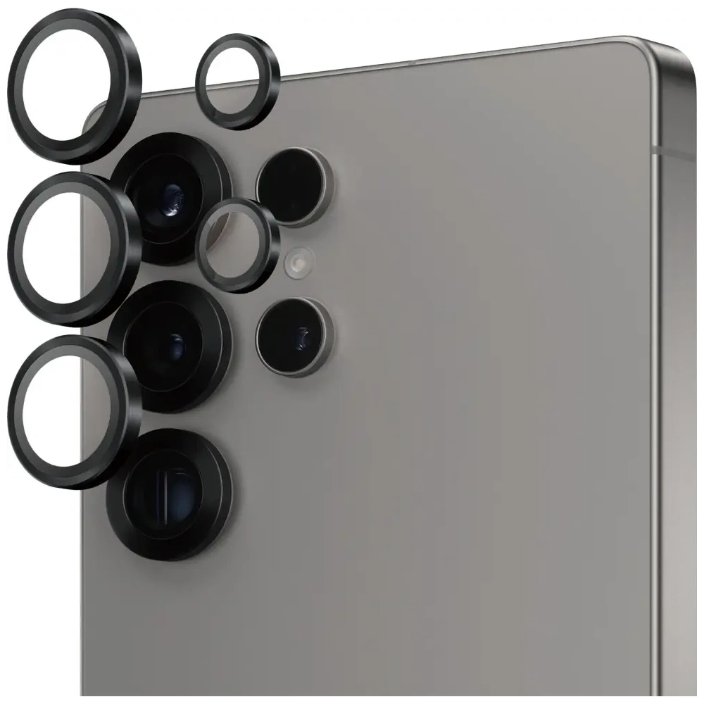 Szkło hartowane na obiektyw PanzerGlass Hoops Lens Protector do Samsung Galaxy S25 Ultra czarny