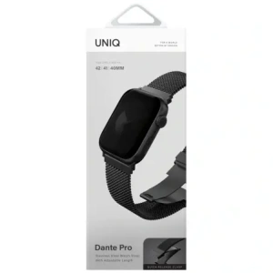 Buy UNIQ Dante Pro Strap Apple Watch 42/41/40mm Stainless Steel graphite black - UNIQ1452 - {ean13} - Home Screen Store Europe