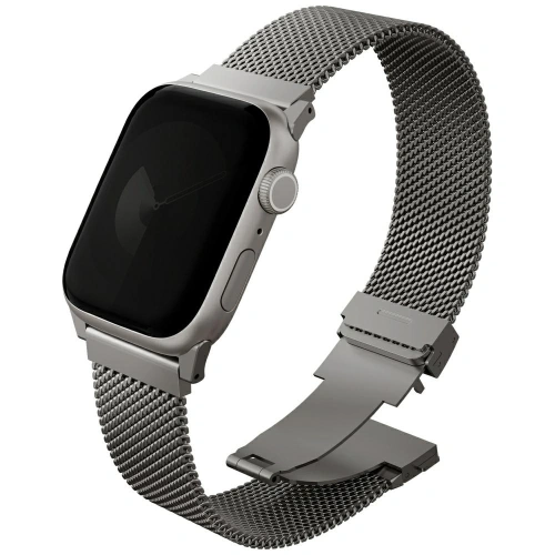 Kup Pasek UNIQ Dante Pro do Apple Watch 42/41/40mm Stainless Steel tytanowy srebrny - UNIQ1453 - {ean13} - Sklep Home Screen