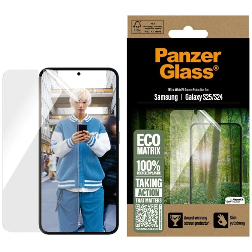 Kup PanzerGlass Eco Matrix Ultra-Wide Fit Samsung Galaxy S25 - PZG812 - {ean13} - Sklep Home Screen