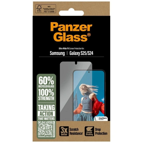 Buy PanzerGlass Ultra-Wide Fit Samsung Galaxy S25 - PZG815 - {ean13} - Home Screen Store Europe