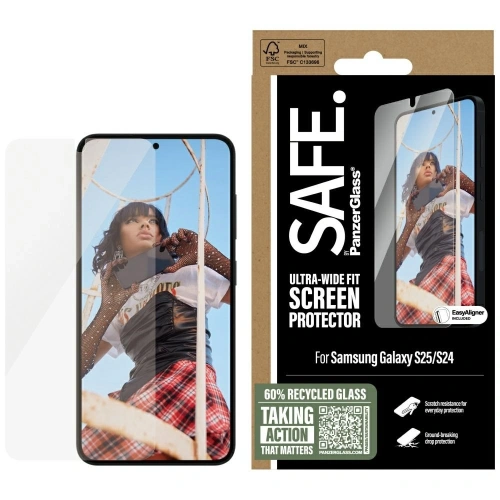 Kup SAFE von PanzerGlass Ultra-Wide Fit Samsung Galaxy S25 - PZG818 - {ean13} - Sklep Home Screen