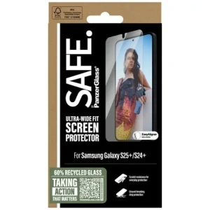 Szkło hartowane SAFE by PanzerGlass Ultra-Wide Fit do Samsung Galaxy S25+ Plus