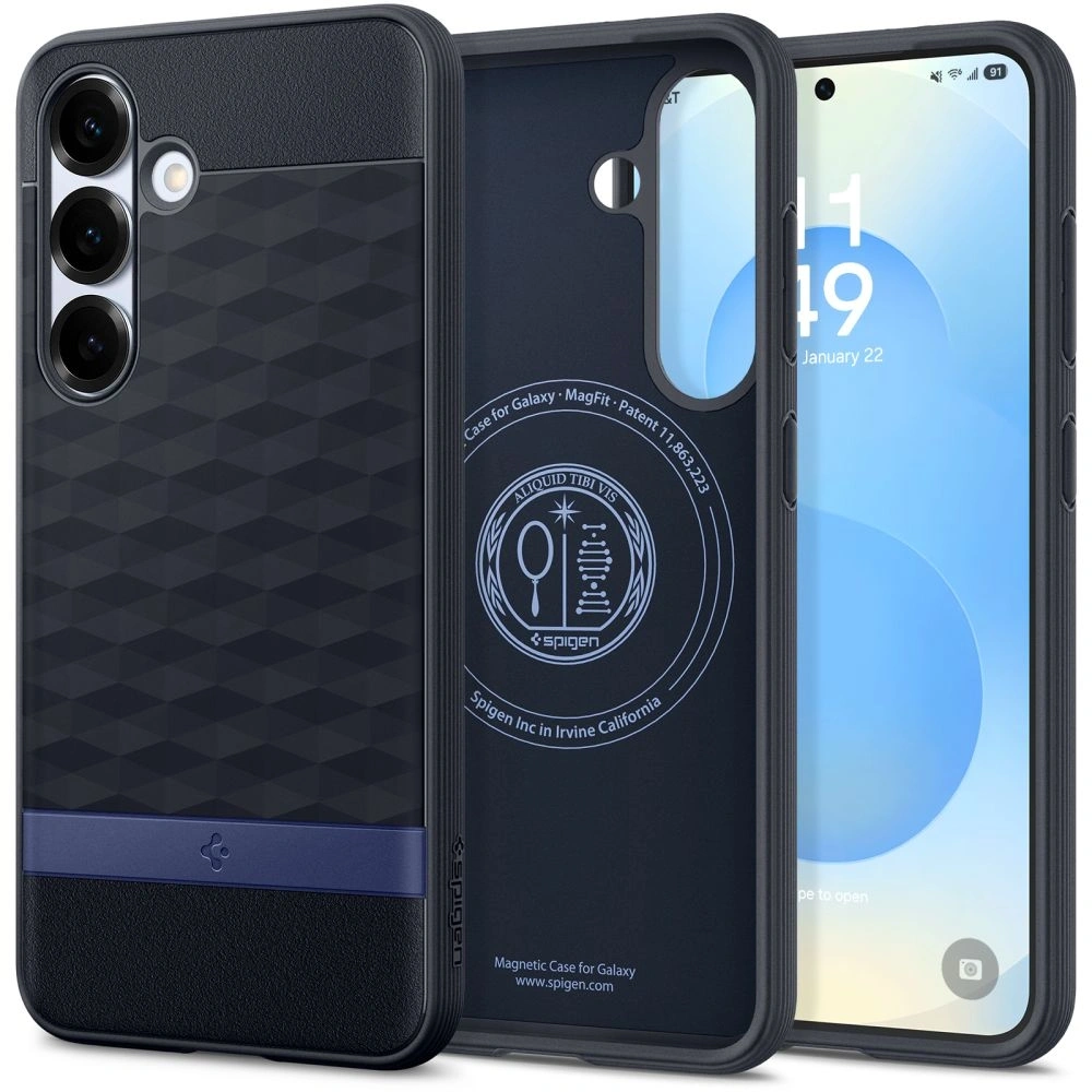 Etui Spigen Parallax Mag MagSafe Samsung Galaxy S25+ Plus Navy Violet