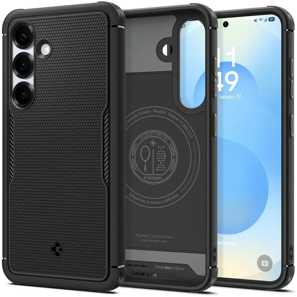 Etui Spigen Core Armor Mag MagSafe Samsung Galaxy S25+ Plus Matte Black