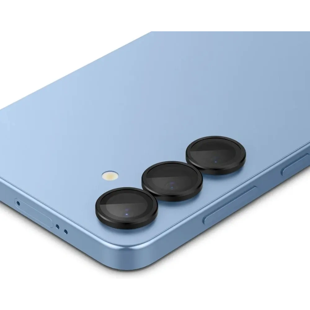 Szkło hartowane na aparat Spigen Optik Pro HD Glas.tr ez Fit Camera Protector Samsung Galaxy S25+ Plus Black [2 PACK]