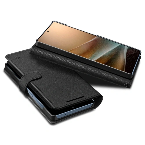 Kup Etui s klopou Spigen Wallet S Samsung Galaxy S25 Ultra Černá - SPN16655 - {ean13} - Sklep Home Screen